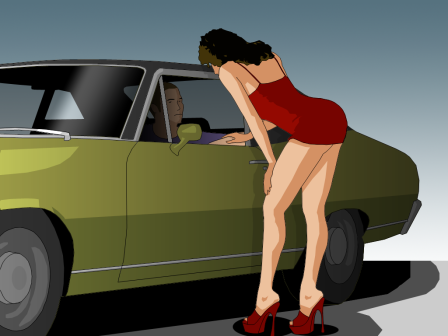 Prostituta imagen pre diseñada